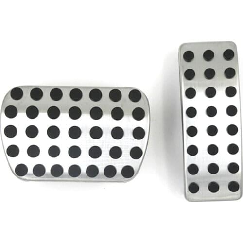 Stainless steel Car Pedal Pads Cover For Mercedes Benz A B CLA GLA GLE ML GL R W164 W166 X156 X164 X166 2012 - 2015