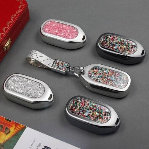 Car Remote Key Case for Maserati Levante Quattroporte Ghibli 2013 2014 GC Lift Key Protective Shell Cover Creative Car-Styling