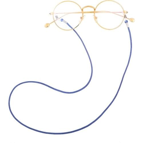 Womens Glasses Chains Korean Wax Rope Solid Color Chains On Glasses Daily Casual Lanyards Face Mask Chain Eyewear Cord Holder