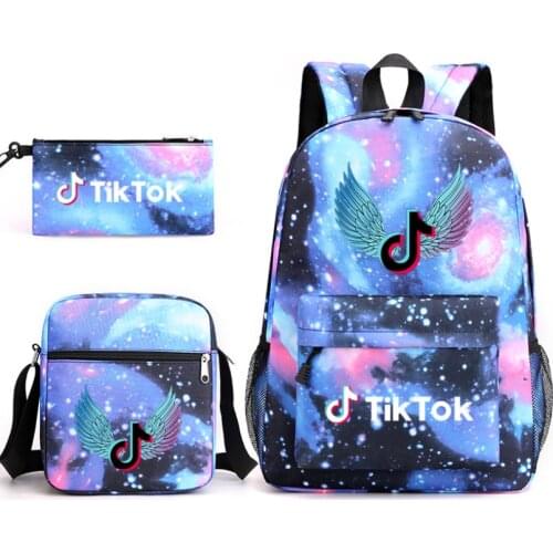 TIK TOK Kids School Backpack Women Men Backpack Teenagers School Bags Large Capacity Travel Laptop Girls Boys Mochil