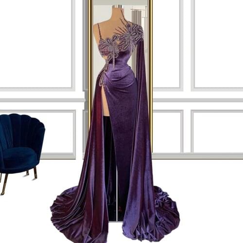 Purple Long Dresses For Women robes de soirée femme chic de soirée de mariage платье на выпускной vestidos Dresses 2020