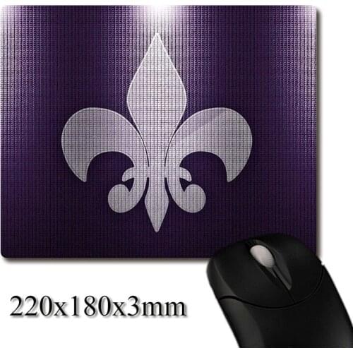 French royal iris coat of arms printed Heavy weaving anti-slip rubber pad office mouse pad Coaster Party favor gifts 220x180x3mm