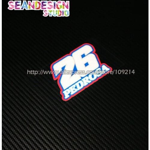 Hot sale Dani Pedrosa 26 helmet motorcycle motorbike Sticker Decals Waterproof 17