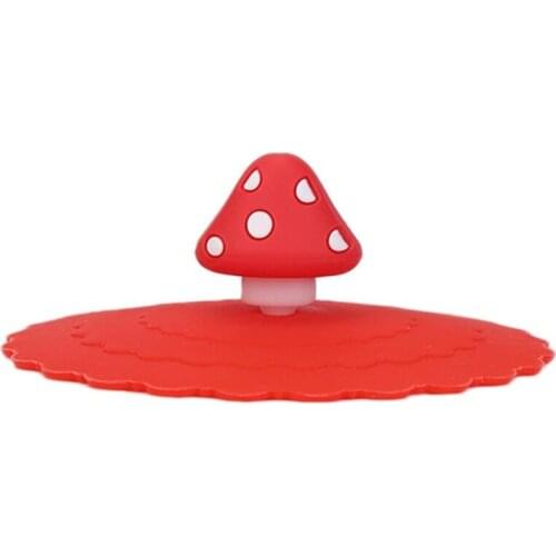 Bowl Seals Cup Lids Heat Resistant 1pcs Super Cute Circular Silicone Anti-dust Washable Silica Gel 10CM Recycled Glass Mugs Cap