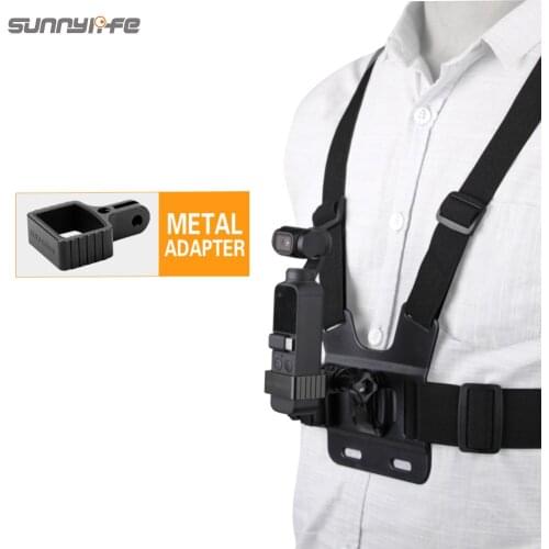 Sunnylife Chest Band Wearing Belt Strap Mount for DJI OSMO POCKET & GOPRO