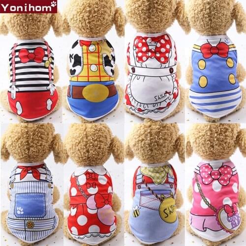Dog Clothes T Shirt Vest Dog Clothes Chihuahua Hundeshirt Clothing for Dogs Spring Summer Cheap Pet Clothes Summer Puppy Vest