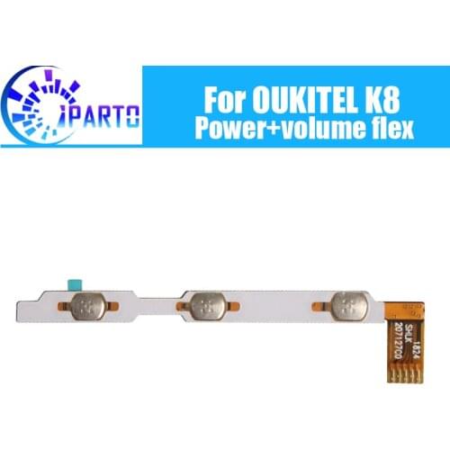 OUKITEL K8 Side Button Flex Cable 100% Original Power + Volume button Flex Cable repair parts for OUKITEL K8