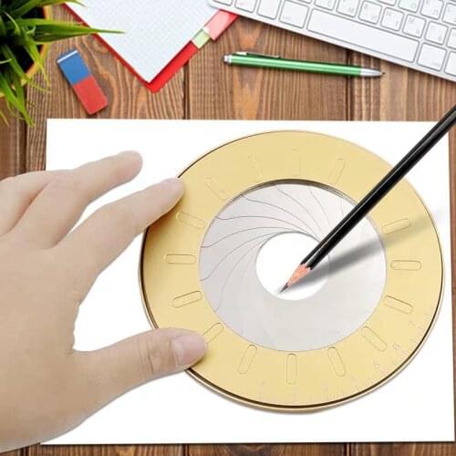 PPYY-304 Stainless Steel Circular Drawing Tool Home School Office Adjustable Measurement Drawing Tool