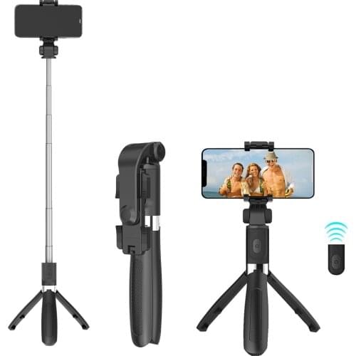 Selfie Stick Bluetooth Selfie Stick Tripod For Phone 3 In 1 Wireless Monopod For Smartphone Mobile Foldable Handheld L01