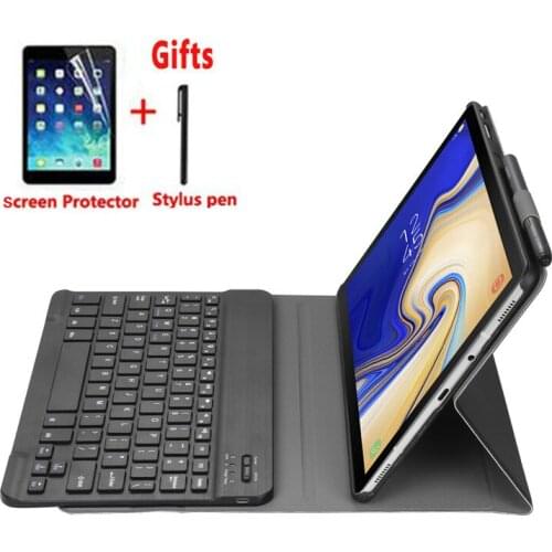 Removable Wireless Bluetooth Keyboard Case For Samsung Galaxy Tab A 10.1 2019 T510 T515 SM-T515 cover magnetic Stand funda+ Film