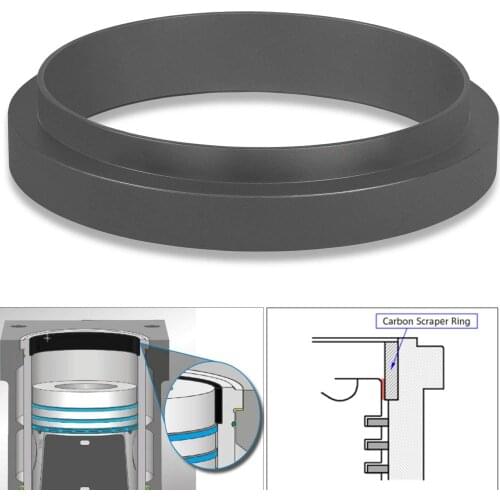 Carbon Scraper Tool Alternative to W470589021400 for Detroit Diesel DD15 DD16