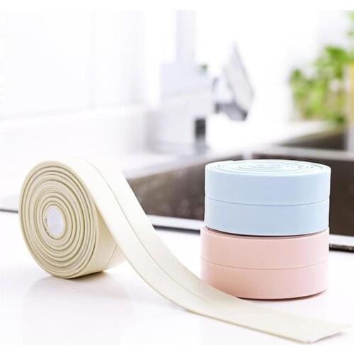 Kitchen Waterproof Strip Bathroom Sink Anti-mold Moisture-proof Window Waterproof Seal Bath Shower Self Adhesive Sealing Tape