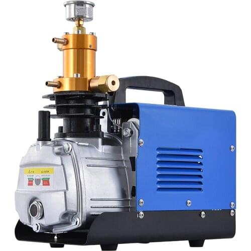 30MPA High Pressure Air pump Small Single Cylinder Water Cooling Air Pump Electric Stainless Steel Air Pump 220V 1800W 2800r/min