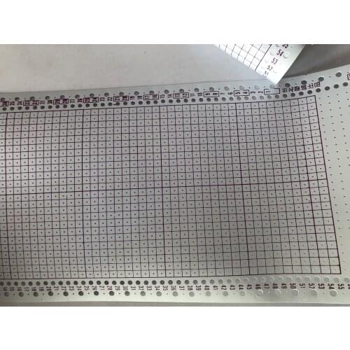 Brother Sliver Reed spare parts Knitting Machine Universal 24 Flower Card sk280 KH868 10 PCS Pack