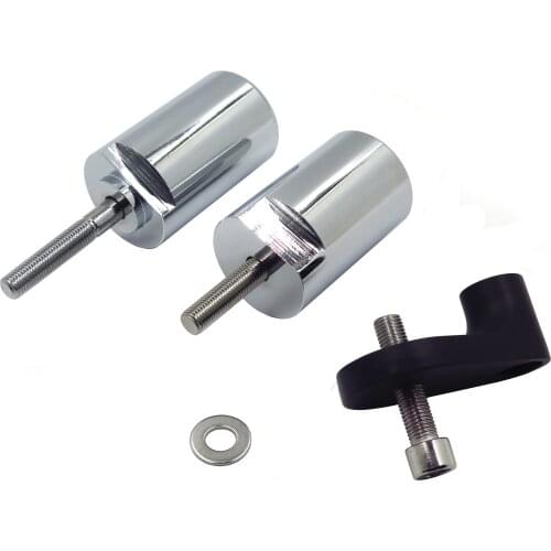 Aftermarket Motorcycle Parts No Cut Frame Slider Crash Protector For Suzuki 2001 2002 GSXR 1000 GSX-R CHROME