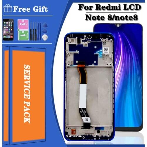 TEST 100% Original LCD For Xiaomi Redmi Note 8 LCD Display Touch Screen Digitizer Assembly For Xiao mi Redmi Note8