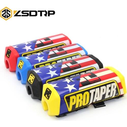 ZSDTRP 1-1/8" 26mm Handlebar Fat Bar Pad Slider Grip For KLX RMZ YZF CRF Dirt Pit Bike Motorcycle Motocross ATV Quad