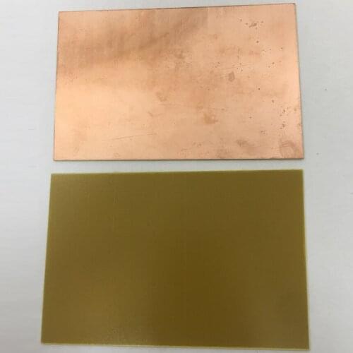 10*15cm 10x15cm 10*20cm 10x20cm 2mm Thickness Single FR4 Fiber Glass Epoxy Resin Copper Clad Laminates Test Universal PCB Board
