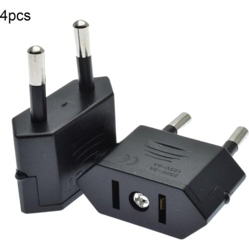 American Standard To European Standard Adapter Portable Space-saving Practical Plug Adapter Sealed Bag