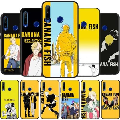 Banana Fish Anime Silicone Fundas For Honor 30 20 10 Lite Pro Youth Plus Shell for HONOR 30i 20e 20S Cover Capa TPU Back