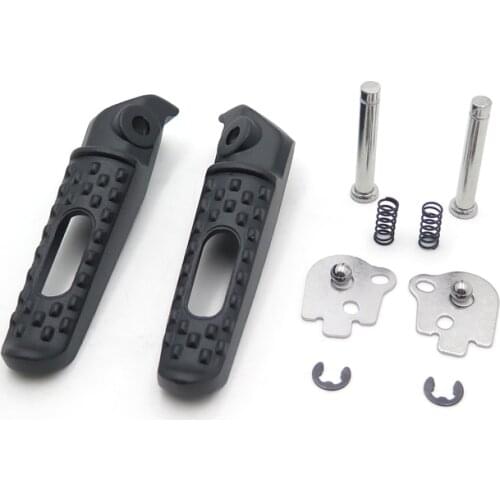 Aftermarket Free shipping motorcycle parts Black Rear Foot Pegs Footrest Fit For Honda CBR1000RR CBR600RR CB1000R