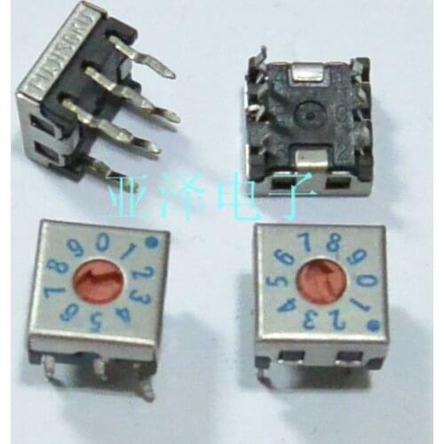 Fuji Japanese FUJISOKU 0-9 / 10 7.5 times; 7.5 DIP rotary code switch DRS7110C inverted