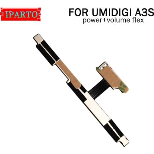 UMIDIGI A3S Side Button Flex Cable 100% Original Power + Volume button Flex Cable repair parts for UMIDIGI A3S