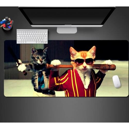 Domineering Street Cat Creative Mouse Pad High Quality Large Pad PC Gaming Computer Mats Personality Gamer Animal Mause Pads