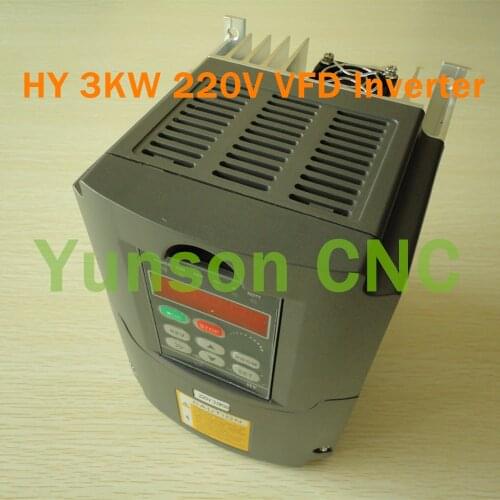 HY 3000W 3KW 4hp 400Hz variable frequency drive VFD inverter for spindle motor speed control,Input 220V Output 220V 3phase