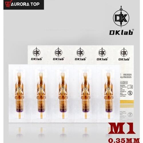 10pcs Dklab Tattoo Cartridge Needles Magnum Medium Taper 0.35mm 1205M1 1207M1 1209M1 1211 1213 1215 1217 1219 1221 1223M1