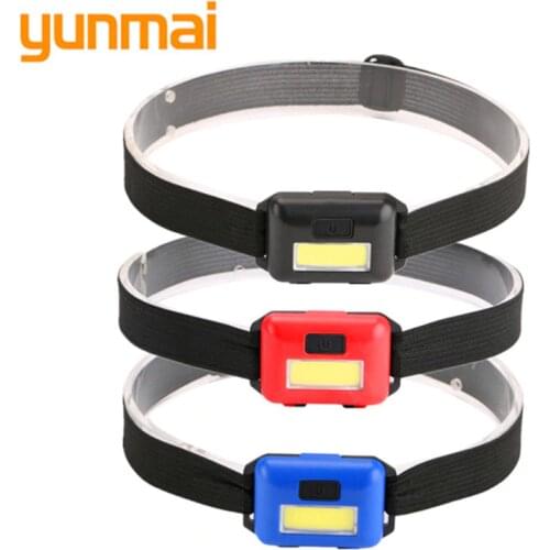 Mini Waterproof COB LED Headlamp Headlight 3-modes Head Light Lamp Torch Lantern By 3xAAA for Outdoor Camping Fishing Hiking Q6