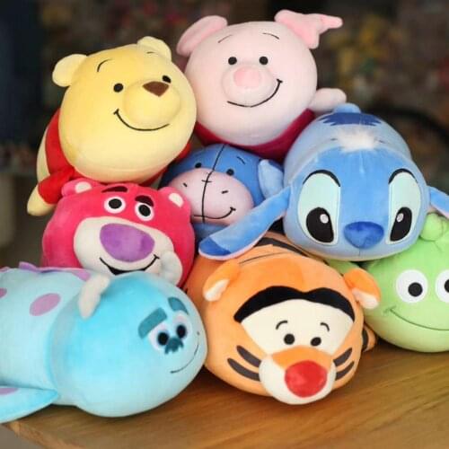 New Tigger Stitch Eeyore Sully Alien Ham Lotso Bear Donald Plush Pillow Cushion Stuffed Animals Toys Gift