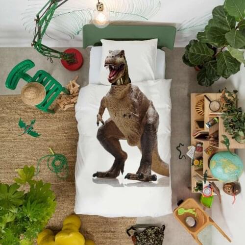 2Pcs Childrens Room Bedding Polyester Ballerina Dinosaur Robot Samurai Clothes Boys Girls Childrens Birthday Gifts Single Size