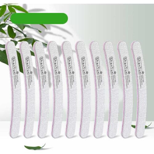 10Pcs/set Professional Nail File Washable Sanding Block Printing Polishing Nail Art Pendicure Tools