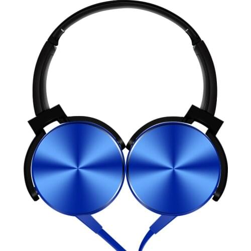 3.5mm Wired Headphones Over Ear Foldable Headsets Bass Stereo Sound Earphone With Microphone For iPhone Xiaomi Sony Huawei