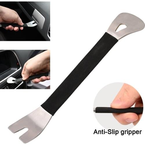 EHDIS Car Trim Removal Hand Tool Interior Auto Panel Lift Disassembly Pry Puller Audio Opening Metal Spudger Repair Screwdriver