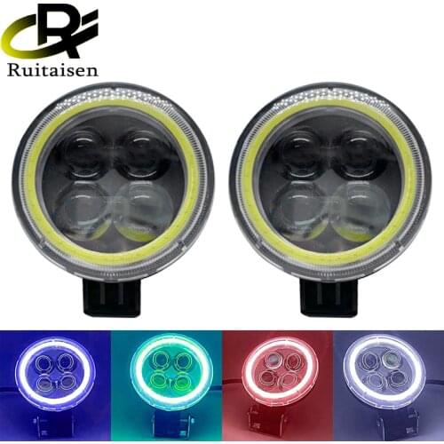 Ruitaisen Car LED Work Light 3 Inch 12W D With Lens Round Waterproof Light For Suv Truck Offroad Motorcycle Headlight