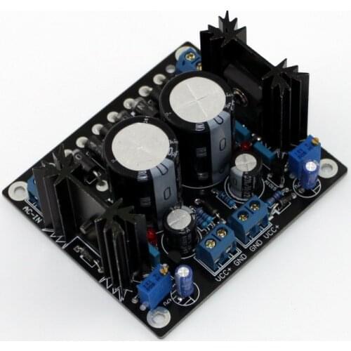 Assembled LT1083CP power adjustable hifi linear power supply board dual Output YJ