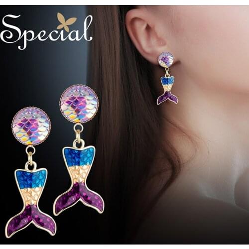 The SPECIAL New Fashion euramerican sterling 925 silver needle fashion girls ear, seven-color-earrings for women ,S2001E