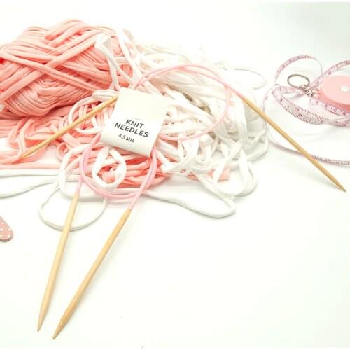 1Pcs 4.5/5.5 mm Circular Knitting Needles Set Carbonized Bamboo Circular Sweater needle Weaving Tools Yarn Needle