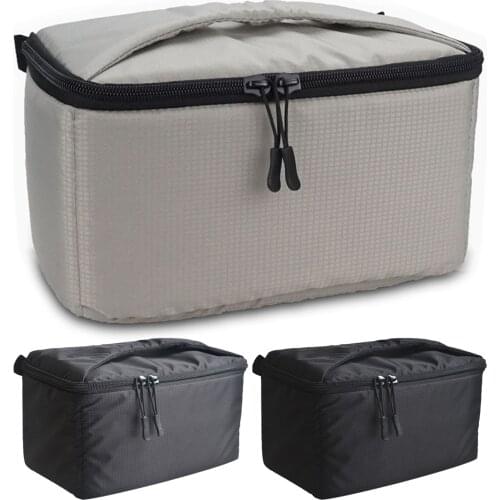 SUNNYLIFE Portable Camera Protective Insert Sleeve Bag Storage Carrying Bag with Divider Pads for DSLR SLR Projector