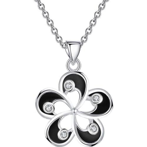 Wholesale Wedding gift Nice 925 silver Fashion jewelry chains necklace pendant WN-883