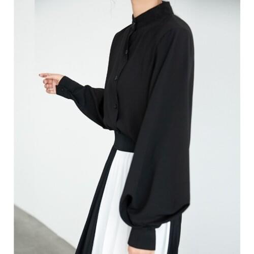 F9660 2019 new autumn winter women fashion casual chiffon shirt plus size tops woman clothes harajuku