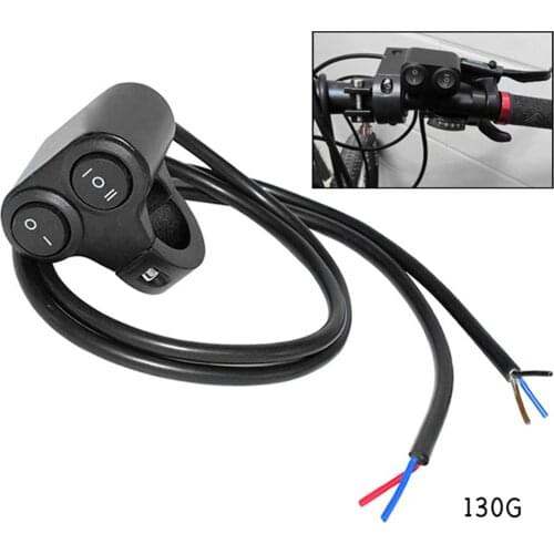 12V Motorcycle Motorbike Handlebar Headlight Fog Spot light on Off Switch (Black)