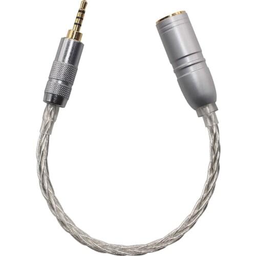 2.5mm Trrs Balanced Male to 4.4MM Balanced Female Cable, Headphone Audio Adapter for Astell&Kern AK100II, AK120II, AK240, AK380