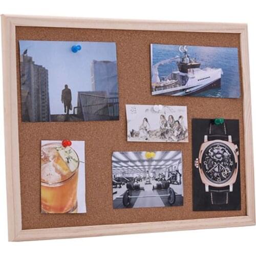 30*40cm Cork Board Drawing Board Pine Wood Frame White Boards Home Office Decorative