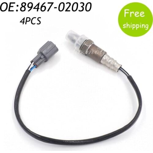 4PCS O2 Oxygen Air Fuel Ratio Sensor For 07-10 Toyota Corolla ZRE152 1.8L 89467-02030 8946702030