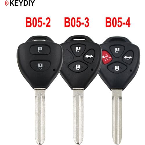 5PCS/LOT, B05-3 Original Universal KD900 URG200 3 Buttons Remote Control Car Key Remote TY Style For KD-X2 KD900