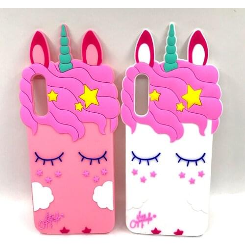 For Funda Samsung A50 Case Cover Silicon 3D Cute Unicorn Phone Case For Coque Samsung Galaxy A50 A 50 2019 A505 A505F Cover