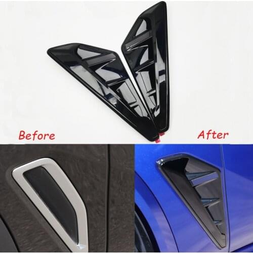 For BMW X5 G05 2018 2019 2020 2021 Side Fender Air Wing Vent Trim Upgrade X5M Style Car Decoration Accessories